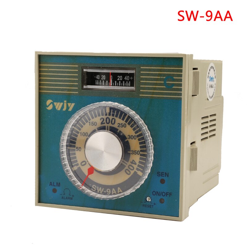SW-9AA 다이얼 설정 온도 컨트롤러, 편차 표시 컨트롤러, K 타입/J 타입 서모 스탯